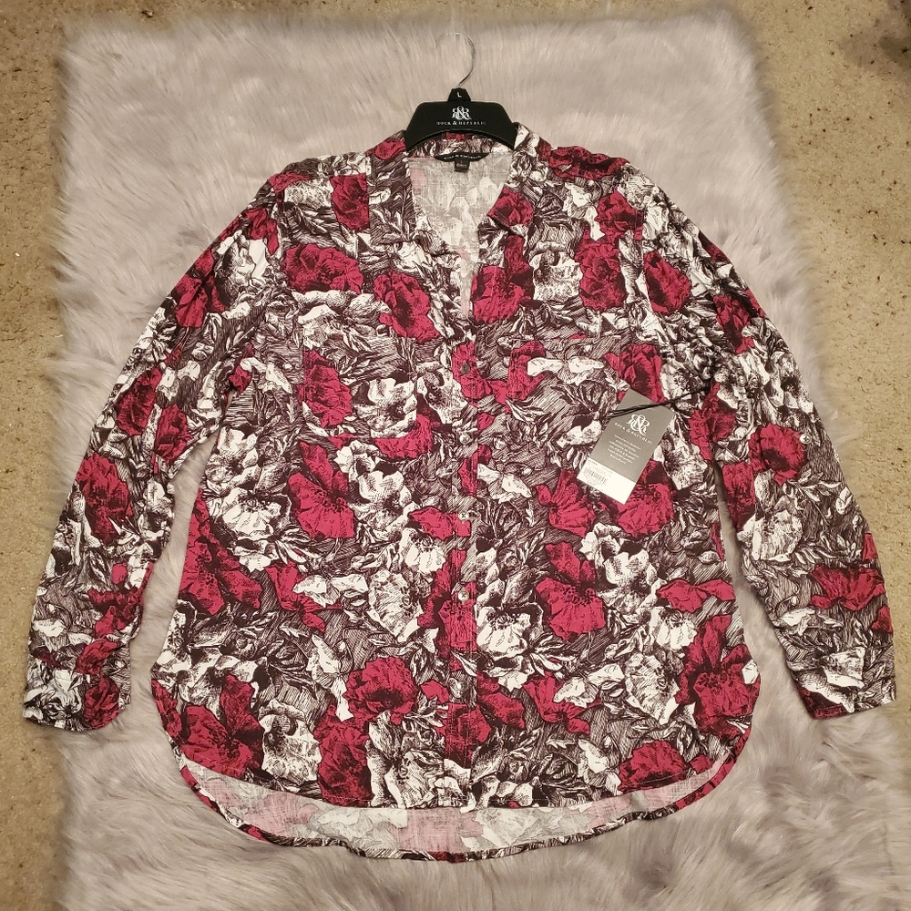 NEW ROCK & REPUBLIC BLOUSE - Picture 3 of 8